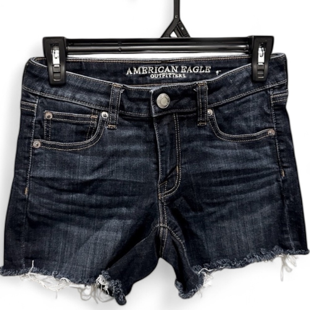 American Eagle Shortie Jean Shorts size 2